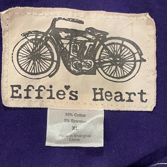EFFIE'S HEART "Vaudeville" Musique Jersey Sleeveless Dress, Purple - XL - Picture 8 of 9